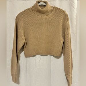 Turtleneck knit sweater
